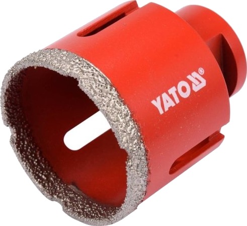 Yato Yt-60446, Drill, Diamantdrillbor, 5,1 Cm, Stein, Granitt, Keramisk, Kull Stål, Rød