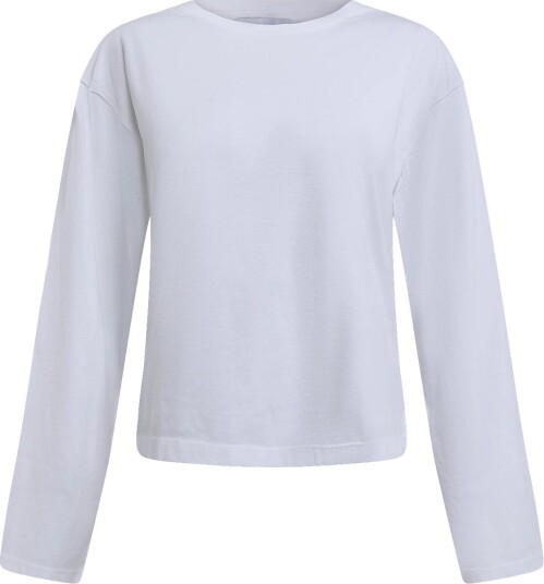 Organic Basics True Heavy Long Sleeve Tee White XS Organic Basics True Heavy Long Sleeve Tee White XS