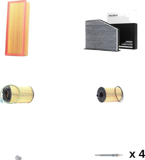Servicepakke RIDEX 4682P4102