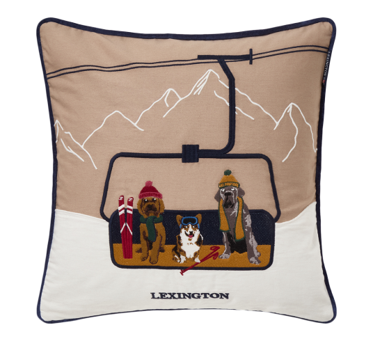 Lexington Puteovertrekk Twill Patch Dog Lift Beige Lexington Puteovertrekk Twill Patch Dog Lift Beige