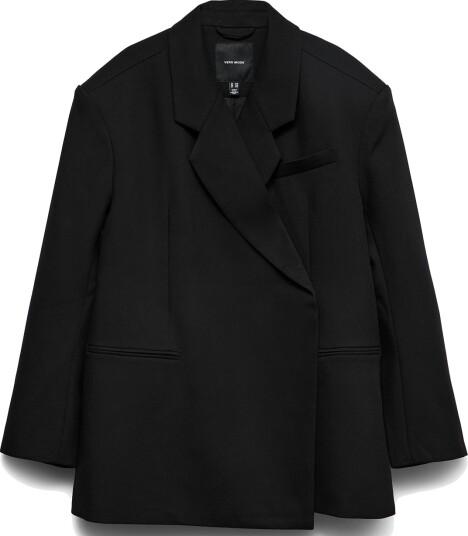 Vero Moda Vmelma Ls Oversized Slit Blazer Black S/M