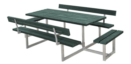 Piknikbord PLUS Basic med Påbygg 260 cm ReTex Piknikbord PLUS Basic med Påbygg 260 cm ReTex