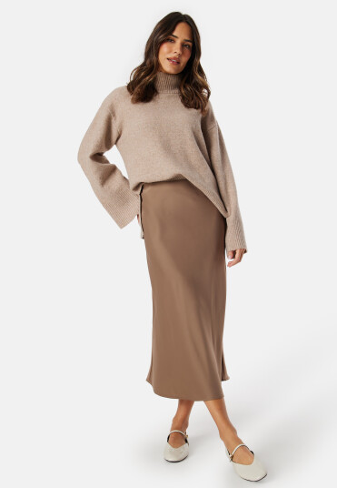 Y.A.S Pella High Waist Midi Skirt Fungi S