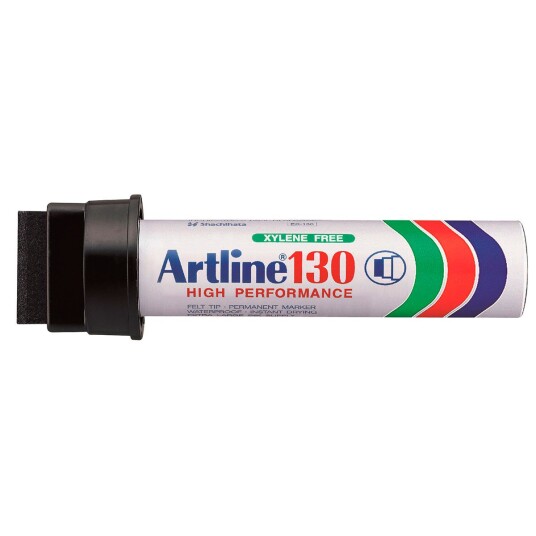 Artline 130 Permanent Merkepenn 30,0mm Svart