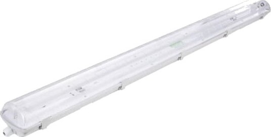 Volteno Tett Armatur For Led Lysrør 2X120cm Grå Ip65 Abs+Ps 126,5X11,2X8,3Cm Vo0639 Volteno Tett Armatur For Led Lysrør 2X120cm Grå Ip65 Abs+Ps 126,5X11,2X8,3Cm Vo0639