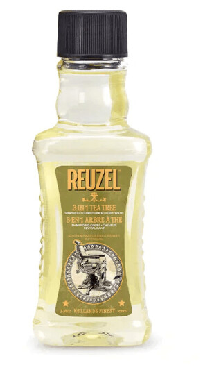 Reuzel 3-i-1 Tea Tree Sjampo 100ml med Balsam for Alle Hårtyper Reuzel 3-i-1 Tea Tree Sjampo 100ml med Balsam for Alle Hårtyper