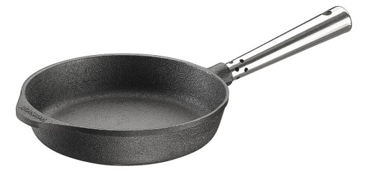 Skeppshult Professional traktørpanne med stålhåndtak 20 cm rett kant