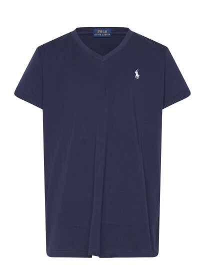 Ralph Lauren Kids Cotton Jersey V-Neck Tee Navy 129-130