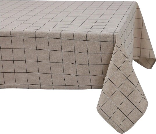 Noble House Cloth Check Grs Beige 140X240 - BEIGE - 140X240 cm