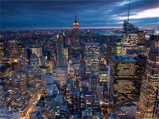 Fototapet New York Night 250x193 - Artgeist sp. z o. o.