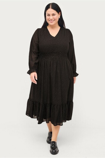 Ellos Plus collection - Kjole Valentina - Svart