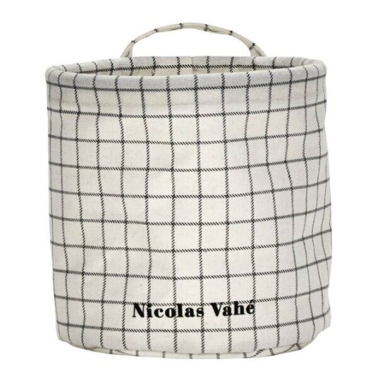 Nicolas Vahé Oppbevaringskurv 15x15 cm svart/hvit Nicolas Vahé Oppbevaringskurv 15x15 cm svart/hvit