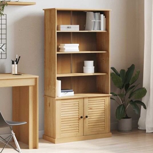 vidaXL Bokhylle VIGO 85x35x170 cm heltre furu vidaXL Bokhylle VIGO 85x35x170 cm heltre furu