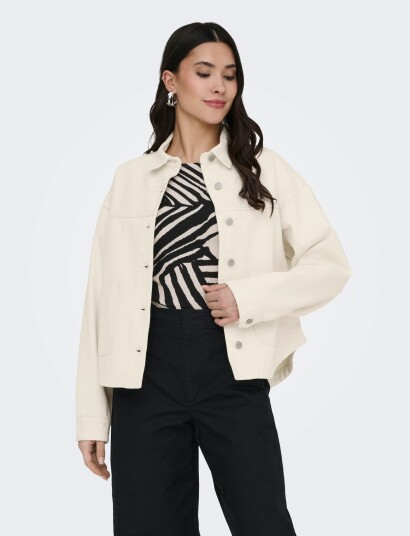 JDY Jdynoma L/S Shacket Wvn Noos Cream XL JDY Jdynoma L/S Shacket Wvn Noos Cream XL