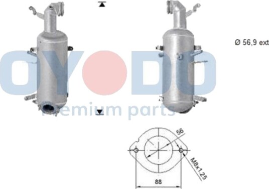 Partikkelfilter Oyodo 20N0143 OYO