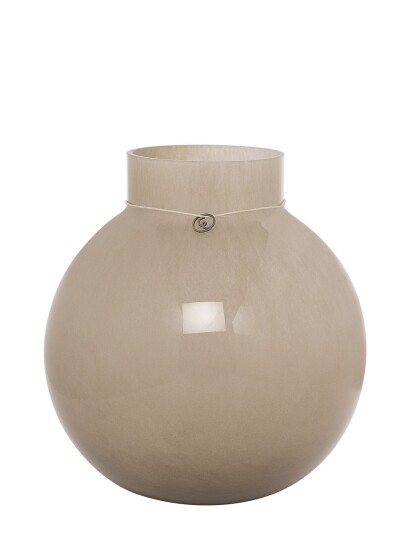 Ernst Glassvase Beige H22CM