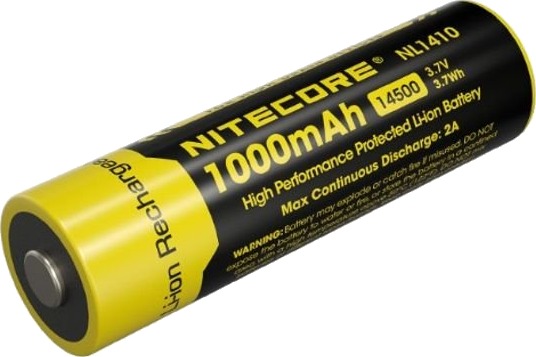 Nitecore NL1410 14500 batteri 1000mAh