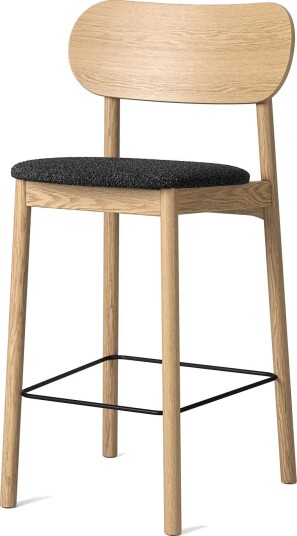 Decotique Elephant Barstol Naturlig Eik/Antrasittfarget Bouclé