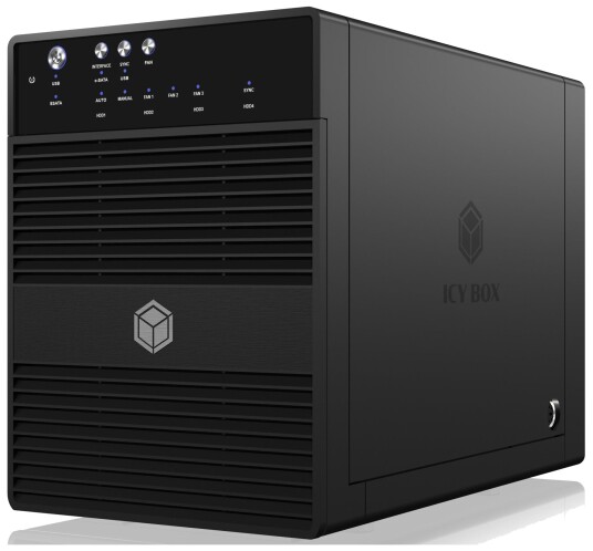 ICY BOX IB-3640SU3 Harddiskkabinett SATA 4 brønner