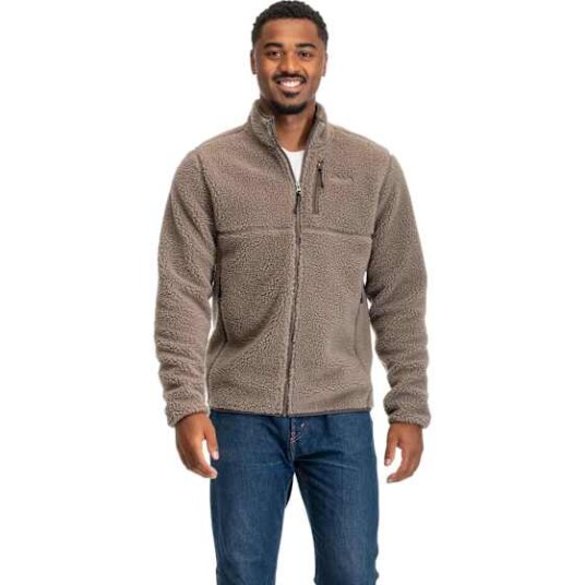 Bergans Lunnan Pile Fleece Jacket Herre Rock Taupe XL