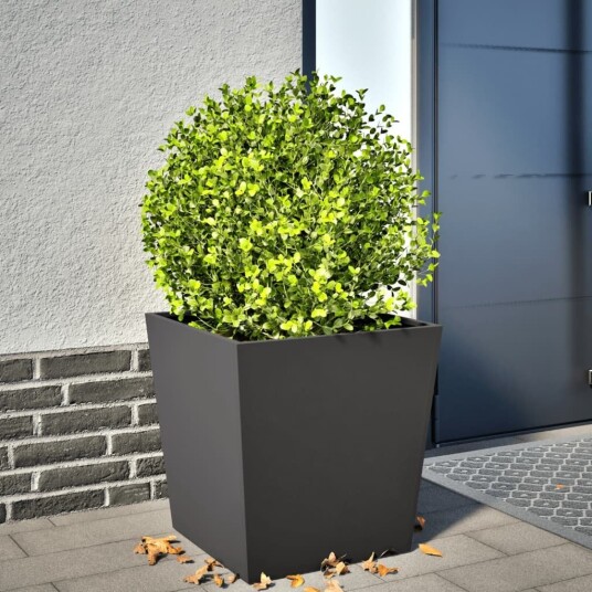  Plantekasse svart 50x50x50 cm cortenstål