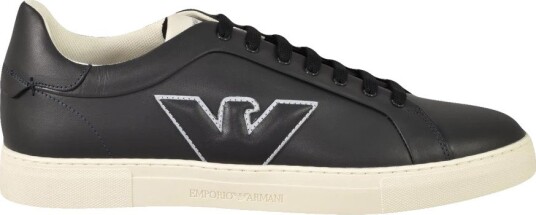 Emporio Armani Herre Sko Svart 43 1/2 EU,