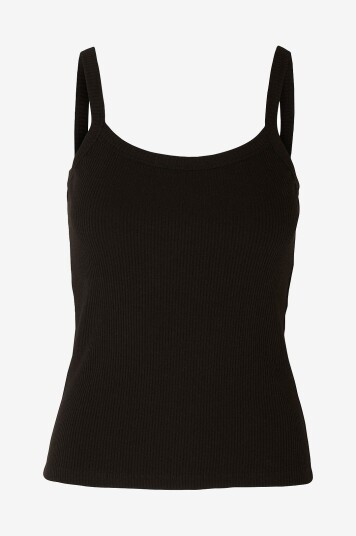 Selected Femme Singlet slfCelica Anna Strap Tank Top Svart Selected Femme Singlet slfCelica Anna Strap Tank Top Svart