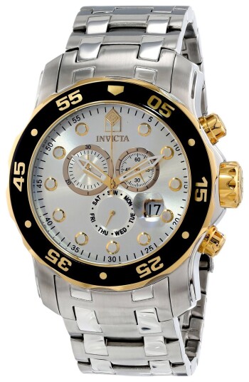 Invicta Herreklokke 80040 Pro Diver Sølvfarget/Stål Ø48 mm Invicta Herreklokke 80040 Pro Diver Sølvfarget/Stål Ø48 mm