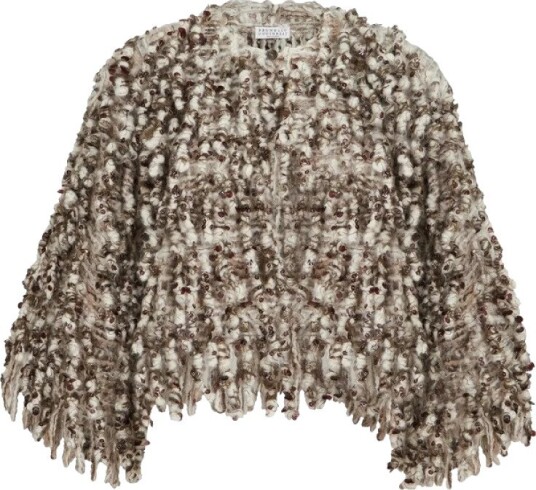 Brunello Cucinelli Dame Strikkevarer Brun M,