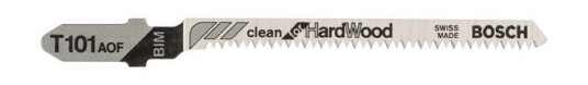 Bosch T 101 AOF Stikksagblad for Hardt Tre - 5 Deler Bosch T 101 AOF Stikksagblad for Hardt Tre - 5 Deler