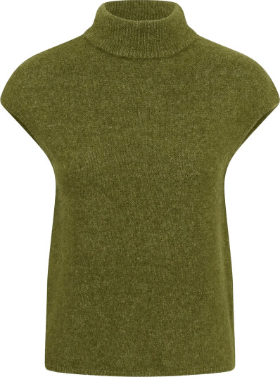 Soaked Slanina Top - Khaki green - M