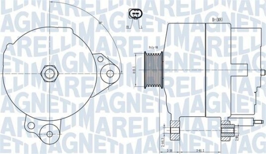 Dynamo MAGNETI MARELLI 063731817010