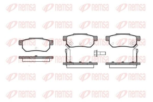 Bremseklosser REMSA 0233.12 Bremseklosser REMSA 0233.12