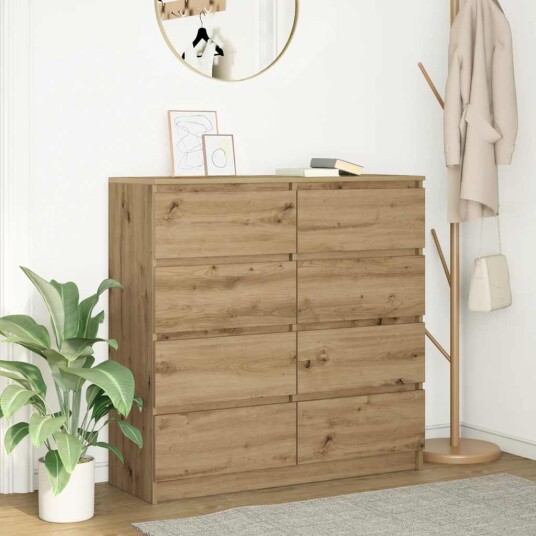 Skjenk artisan eik 100x35x99 cm konstruert tre