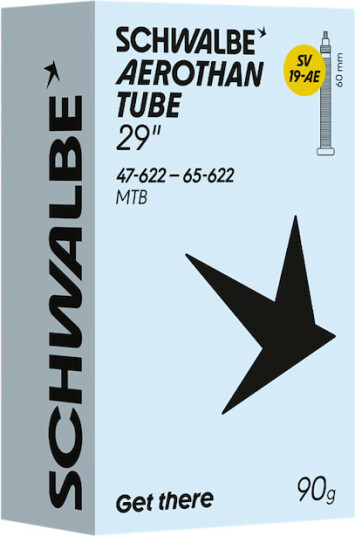 Schwalbe Sv19-Ae Aerothan Slange, Tpu 29 X 1,7-2,6"" (47-65X622) Presta, Tpu Ventilstamme 60 Mm