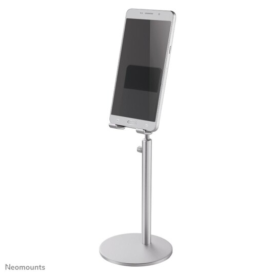 Neomounts Justerbart Mobiltelefon Bordstativ Sølv for Enheter inntil 10"