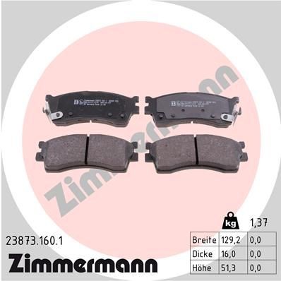 Bremseklosser ZIMMERMANN 23873.160.1