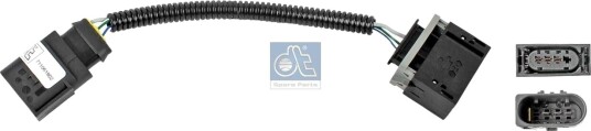 Adapterkabel, styrespjeld luftforsyning DT Spare Parts 7.53630