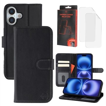 MyTPhone iPhone 17 CardMate lommebokveske i lær svart MyTPhone iPhone 17 CardMate lommebokveske i lær svart