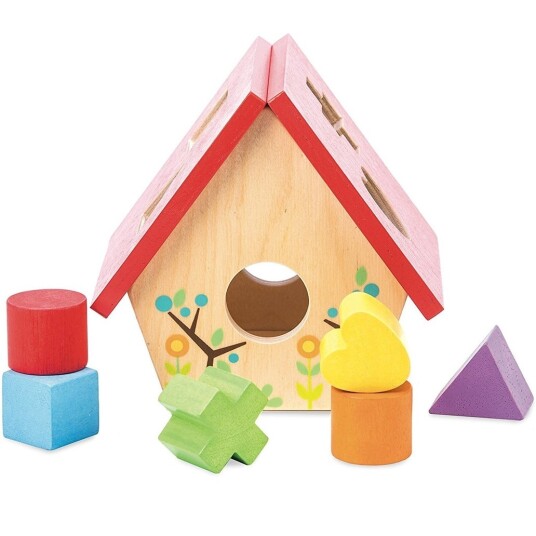Le Toy Van Petilou My Little Bird House Shape Sorter LPL085