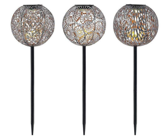Lindby Vilani LED-sollamper i 3-er-sett Lindby Vilani LED-sollamper i 3-er-sett