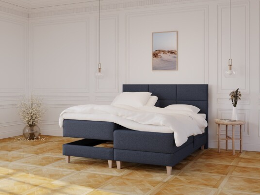 Nordic Dream Aura Fjord 180x200 Mørkeblå