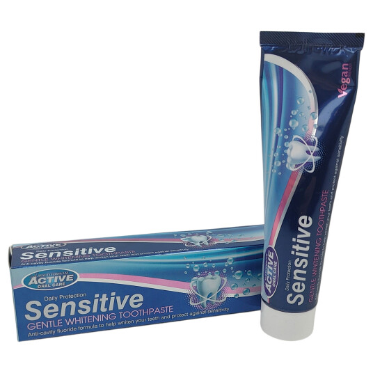 Sensitive Whitening Tannkrem Active Oral Care 100 ml.