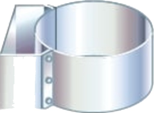 Metalbestos skorstein uØ 280 mm veggforankring, avstand 100 mm