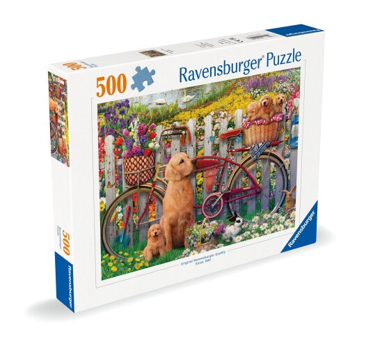Ravensburger - Puzzle Cute Dogs In The Garden 500p 12000209