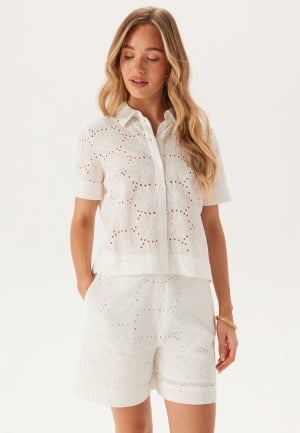 VERO MODA Vmhay New Ss Shirt Snow White S