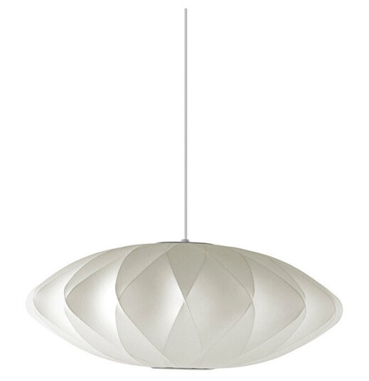 HAY Nelson Saucer Crisscross Bubble Taklampe Mellom Hvit HAY Nelson Saucer Crisscross Bubble Taklampe Mellom Hvit