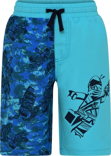 LEGO® Ninjago Badeshorts LWAlex 304 Lys Blue LEGO® Wear 2 år 92 Badetøy Blå
