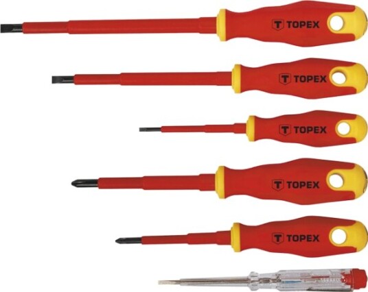Topex Skrutrekkere 1000V 6 Stk. (39D673)