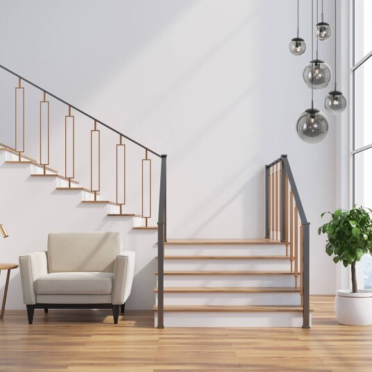 Steinhauer Pendellampe i glass Bollique, dimbar, Sort, Stue / spisestue, Metall, Moderne, Klyngependel Steinhauer Pendellampe i glass Bollique, dimbar, Sort, Stue / spisestue, Metall, Moderne, Klyngependel